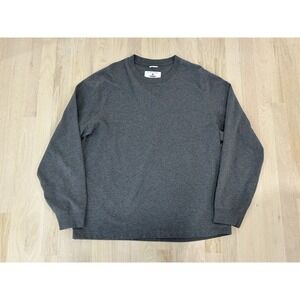 REIGNING CHAMP Gray Long Sleeve T Tee Shirt Sz Large Cotton Vietnam